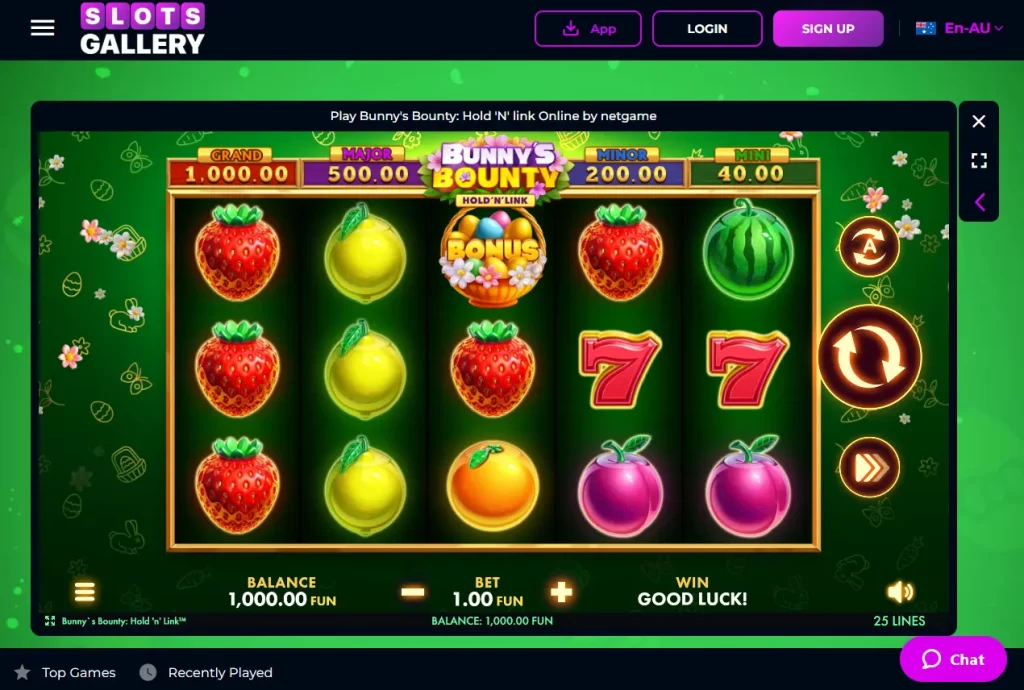 Bunny's Bounty Slots Gallery Jackpot Games