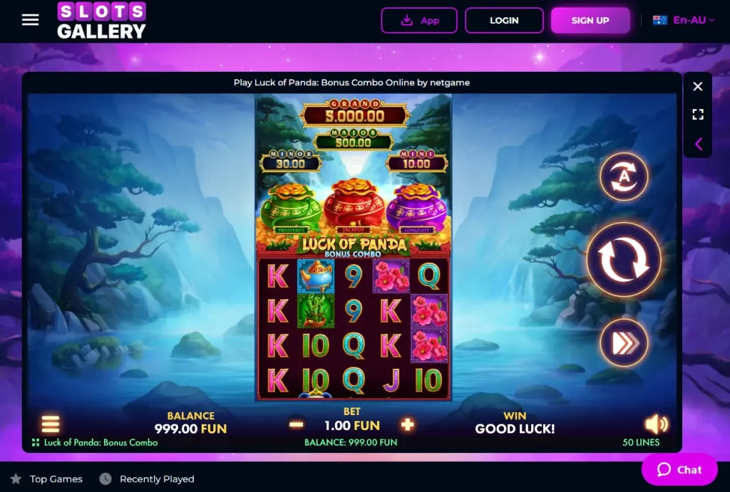 Luck of Panda: Bonus Combo with Jackpot